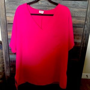 Kimono Style Pink Top